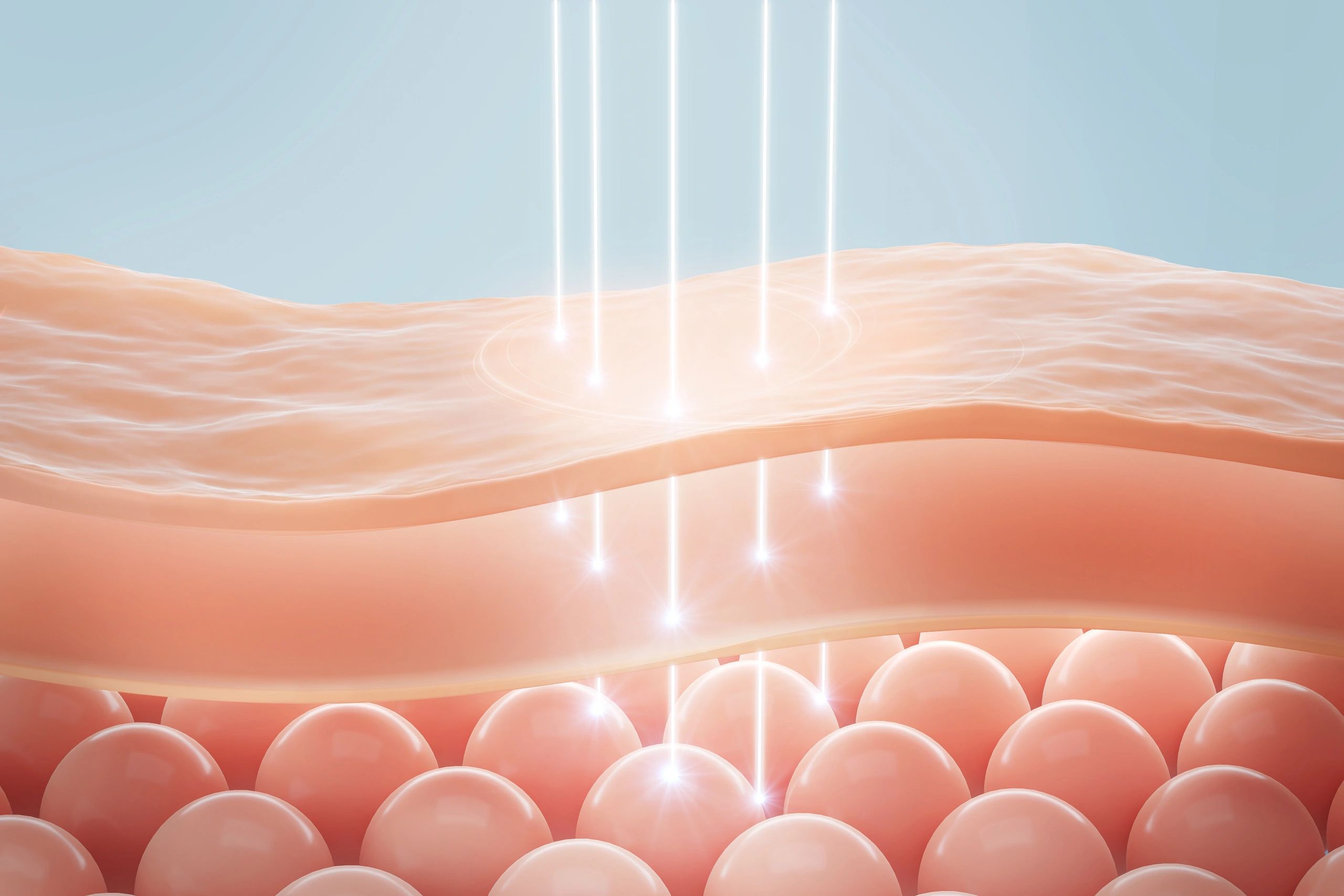 laser skincare technology closeup